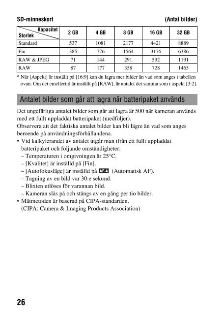 Sony DSLR-A290L - DSLR-A290L Istruzioni per l'uso Svedese