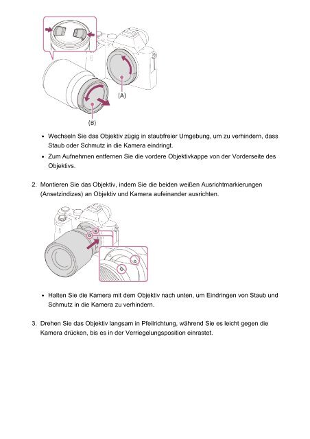 Sony ILCE-7M2K - ILCE-7M2K Guida Tedesco