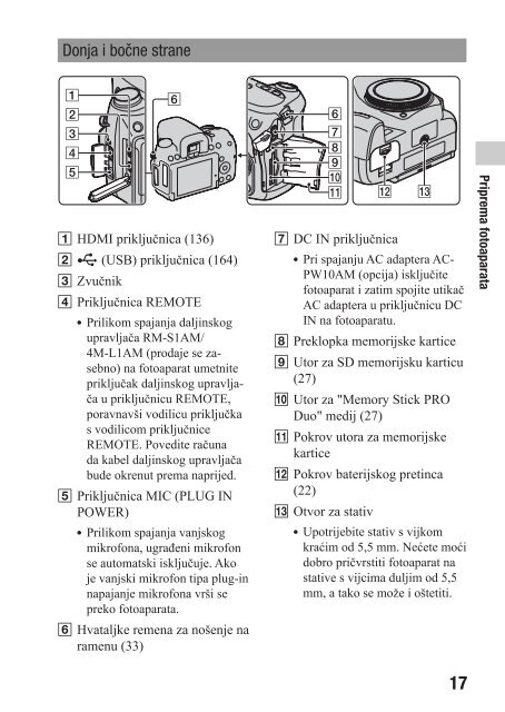 Sony DSLR-A560L - DSLR-A560L Istruzioni per l'uso Croato