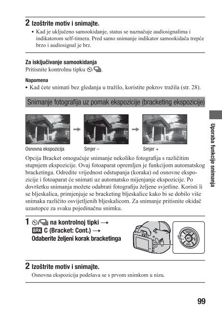 Sony DSLR-A390Y - DSLR-A390Y Istruzioni per l'uso Croato