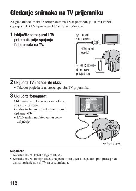 Sony DSLR-A390Y - DSLR-A390Y Istruzioni per l'uso Croato