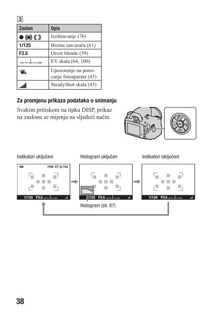 Sony DSLR-A390Y - DSLR-A390Y Istruzioni per l'uso Croato