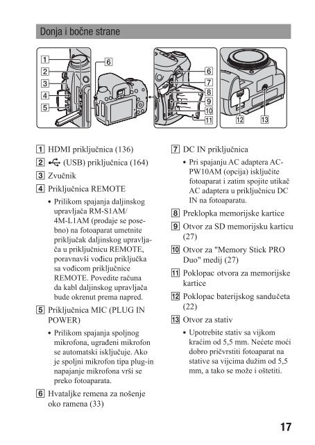 Sony DSLR-A580L - DSLR-A580L Istruzioni per l'uso Serbo