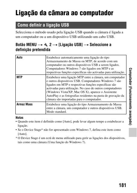 Sony SLT-A65VM - SLT-A65VM Istruzioni per l'uso Portoghese