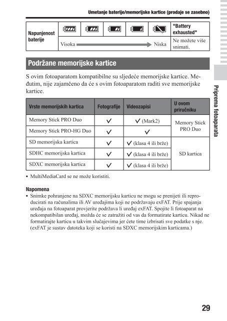 Sony SLT-A77VK - SLT-A77VK Istruzioni per l'uso Croato