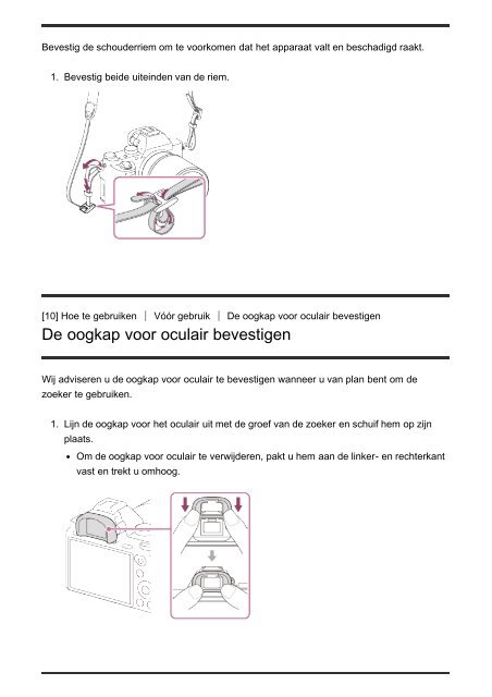 Sony ILCE-7M2 - ILCE-7M2 Guida Olandese