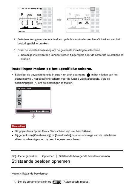 Sony ILCE-7M2 - ILCE-7M2 Guida Olandese