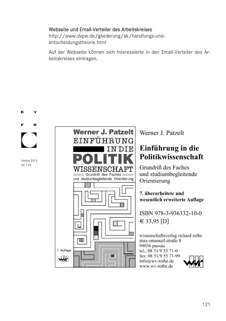 153 Politikwissenschaft