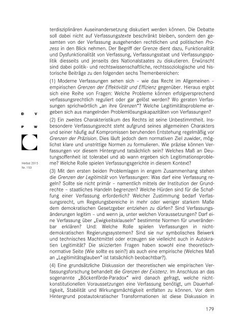 153 Politikwissenschaft