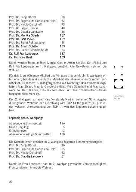 153 Politikwissenschaft