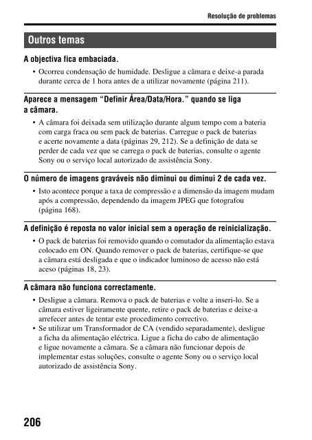 Sony SLT-A37 - SLT-A37 Istruzioni per l'uso Portoghese