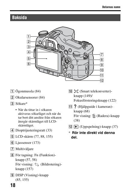 Sony SLT-A77V - SLT-A77V Istruzioni per l'uso Svedese