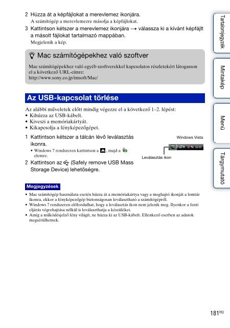 Sony NEX-F3D - NEX-F3D Istruzioni per l'uso Ungherese
