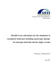 ABAQUS user subroutines for the simulation of viscoplastic - loicz