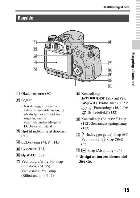 Sony SLT-A65K - SLT-A65K Istruzioni per l'uso Danese