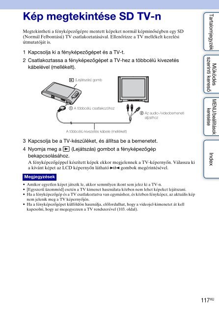 Sony DSC-TX1 - DSC-TX1 Istruzioni per l'uso Ungherese