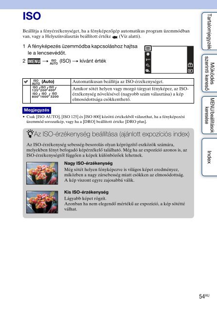 Sony DSC-TX1 - DSC-TX1 Istruzioni per l'uso Ungherese