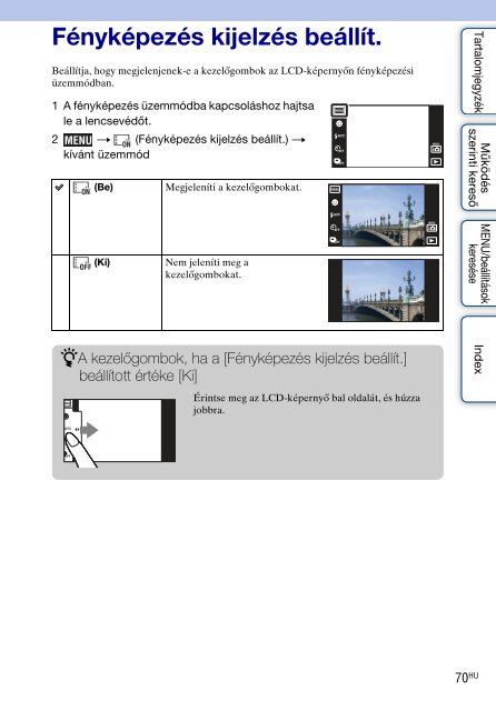 Sony DSC-TX1 - DSC-TX1 Istruzioni per l'uso Ungherese