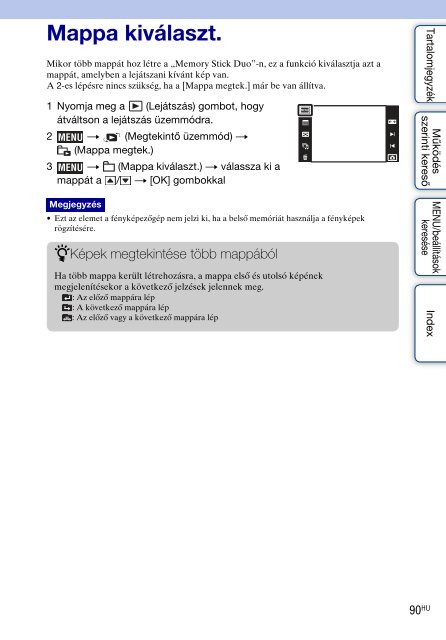 Sony DSC-TX1 - DSC-TX1 Istruzioni per l'uso Ungherese