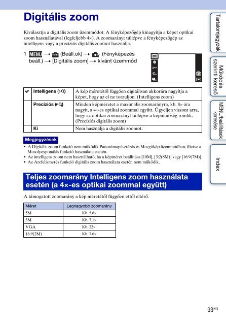 Sony DSC-TX1 - DSC-TX1 Istruzioni per l'uso Ungherese