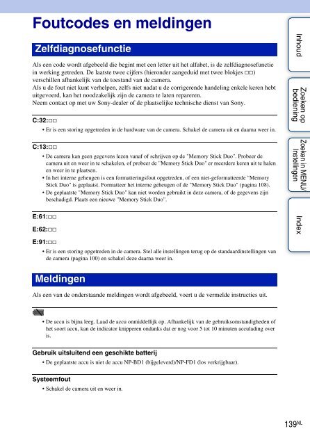 Sony DSC-TX1 - DSC-TX1 Istruzioni per l'uso Olandese