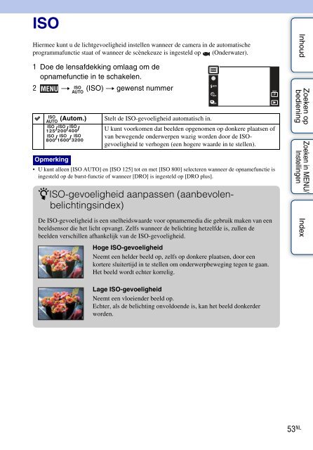 Sony DSC-TX1 - DSC-TX1 Istruzioni per l'uso Olandese