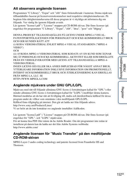 Sony DSC-TX1 - DSC-TX1 Istruzioni per l'uso Svedese