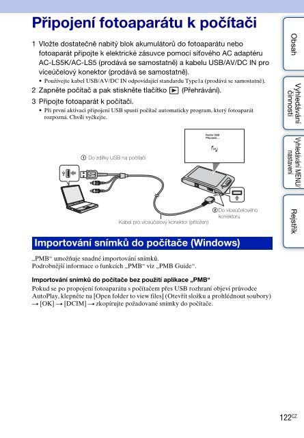 Sony DSC-TX1 - DSC-TX1 Istruzioni per l'uso Ceco