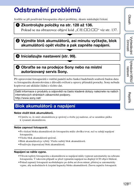 Sony DSC-TX1 - DSC-TX1 Istruzioni per l'uso Ceco