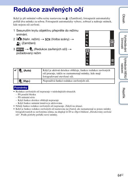 Sony DSC-TX1 - DSC-TX1 Istruzioni per l'uso Ceco