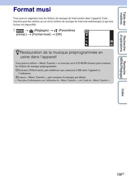 Sony DSC-TX1 - DSC-TX1 Istruzioni per l'uso Francese