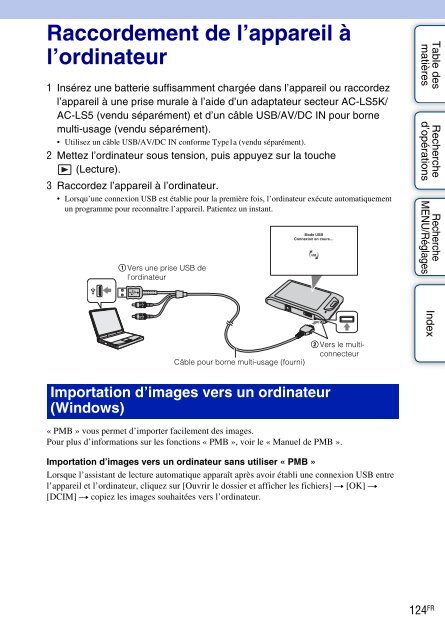 Sony DSC-TX1 - DSC-TX1 Istruzioni per l'uso Francese