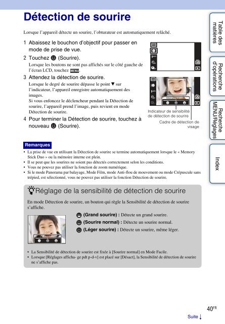 Sony DSC-TX1 - DSC-TX1 Istruzioni per l'uso Francese