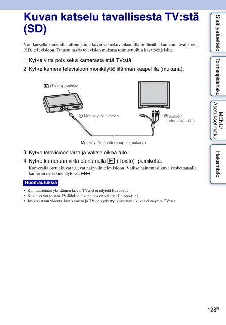 Sony DSC-T110 - DSC-T110 Istruzioni per l'uso Finlandese