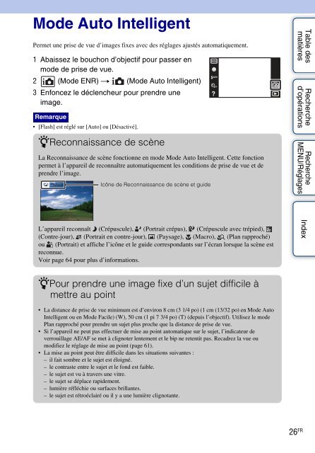 Sony DSC-T110 - DSC-T110 Istruzioni per l'uso Francese