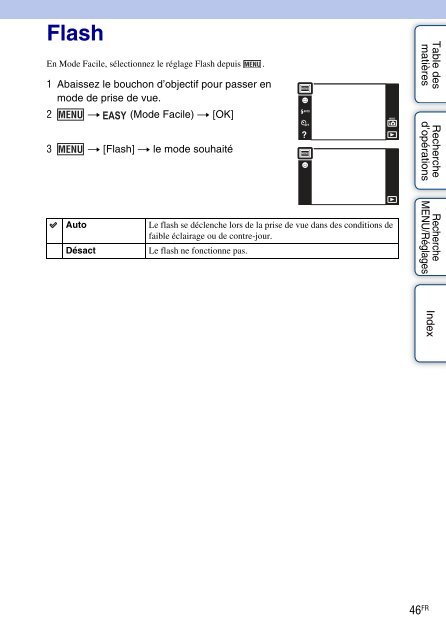 Sony DSC-T110 - DSC-T110 Istruzioni per l'uso Francese