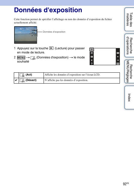 Sony DSC-T110 - DSC-T110 Istruzioni per l'uso Francese