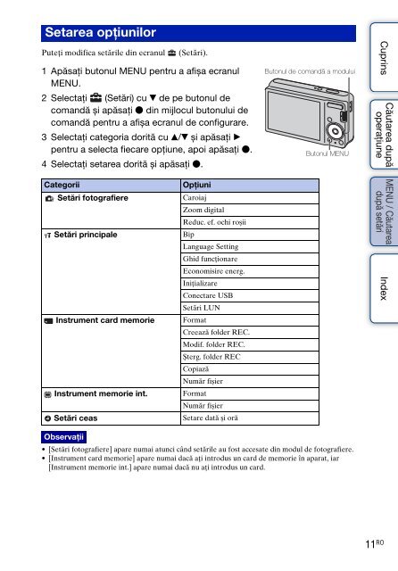 Sony DSC-S2000 - DSC-S2000 Istruzioni per l'uso Rumeno