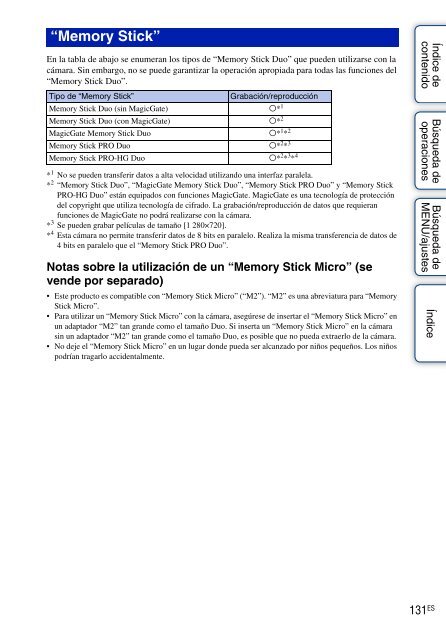 Sony DSC-W560 - DSC-W560 Istruzioni per l'uso Spagnolo