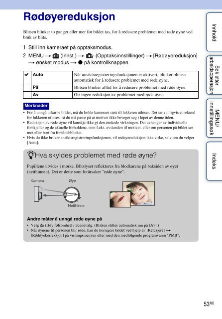 Sony DSC-S2000 - DSC-S2000 Istruzioni per l'uso Norvegese