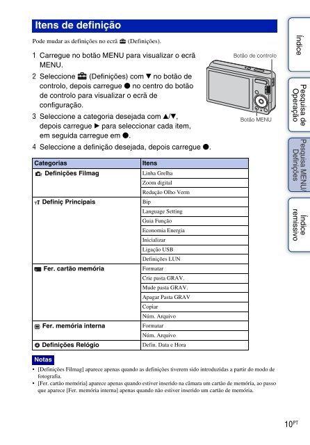 Sony DSC-S2000 - DSC-S2000 Istruzioni per l'uso Portoghese