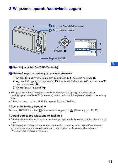 Sony DSC-W220 - DSC-W220 Istruzioni per l'uso Polacco