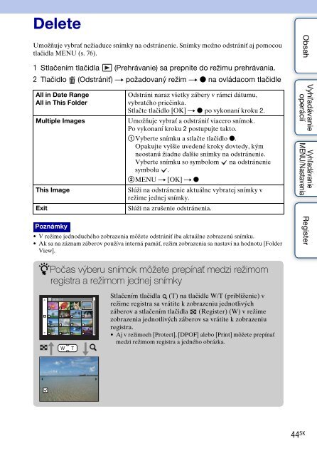 Sony DSC-W390 - DSC-W390 Guida all&rsquo;uso Slovacco