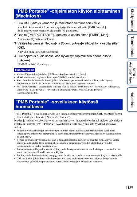 Sony DSC-W390 - DSC-W390 Istruzioni per l'uso Finlandese