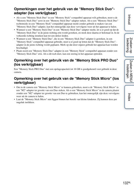 Sony DSC-WX1 - DSC-WX1 Istruzioni per l'uso Olandese