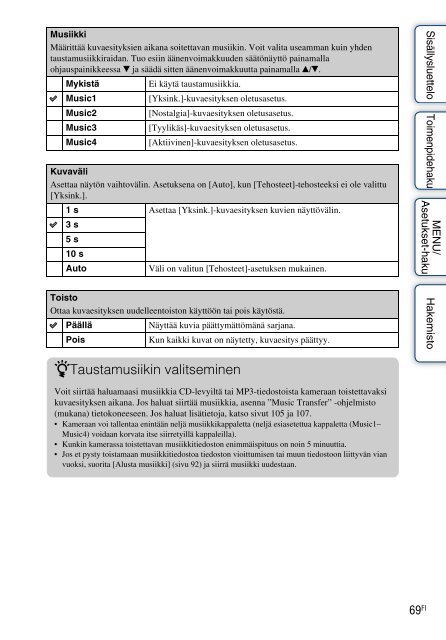 Sony DSC-WX1 - DSC-WX1 Istruzioni per l'uso Finlandese