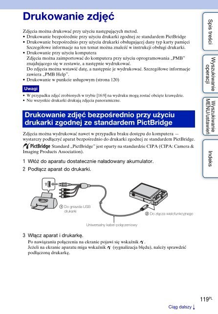 Sony DSC-W350D - DSC-W350D Guida all&rsquo;uso Polacco