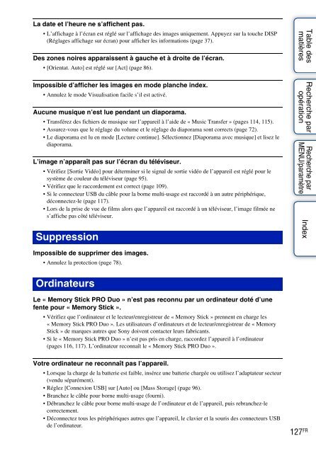 Sony DSC-W350D - DSC-W350D Istruzioni per l'uso Francese