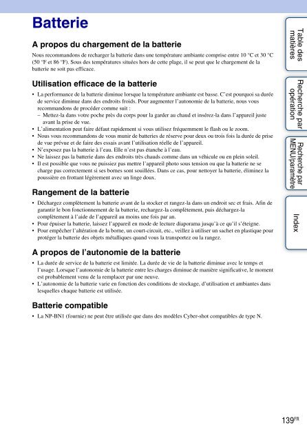 Sony DSC-W350D - DSC-W350D Istruzioni per l'uso Francese