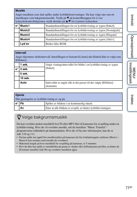 Sony DSC-W350D - DSC-W350D Istruzioni per l'uso Norvegese